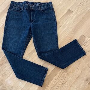 Levi Perfect Waist Straight Leg 525 Dark Blue Denim Jeans